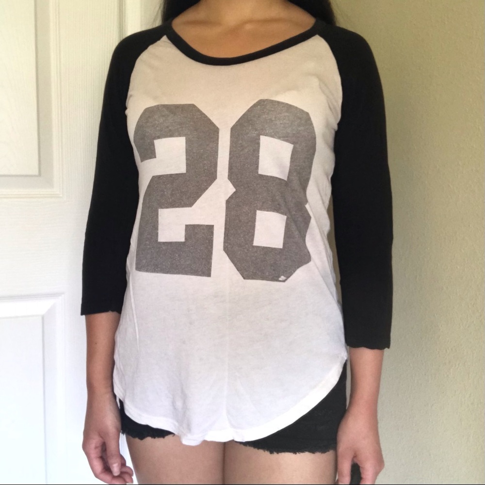 NUMBER 28 BASEBALL TEE SHIRT